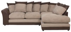 HOME - Harley Large - Fabric Right Hand Corner Sofa - Natural